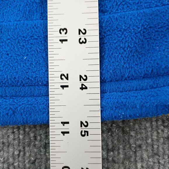 Ralph Lauren RLX Men's Zip Up Fleece Vest Blue Black Medium Zipped Pockets - Picture 12 of 13